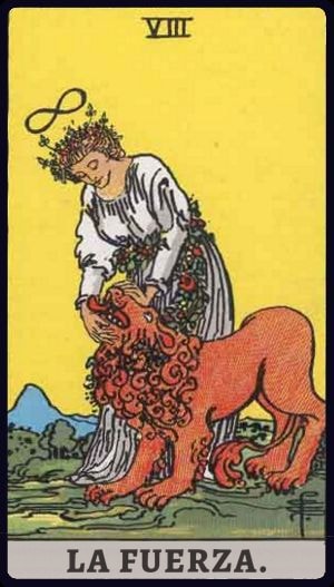Carta de tarot La Fuerza