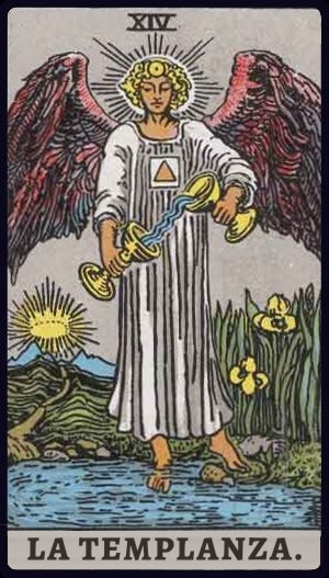 Carta de tarot La Templanza